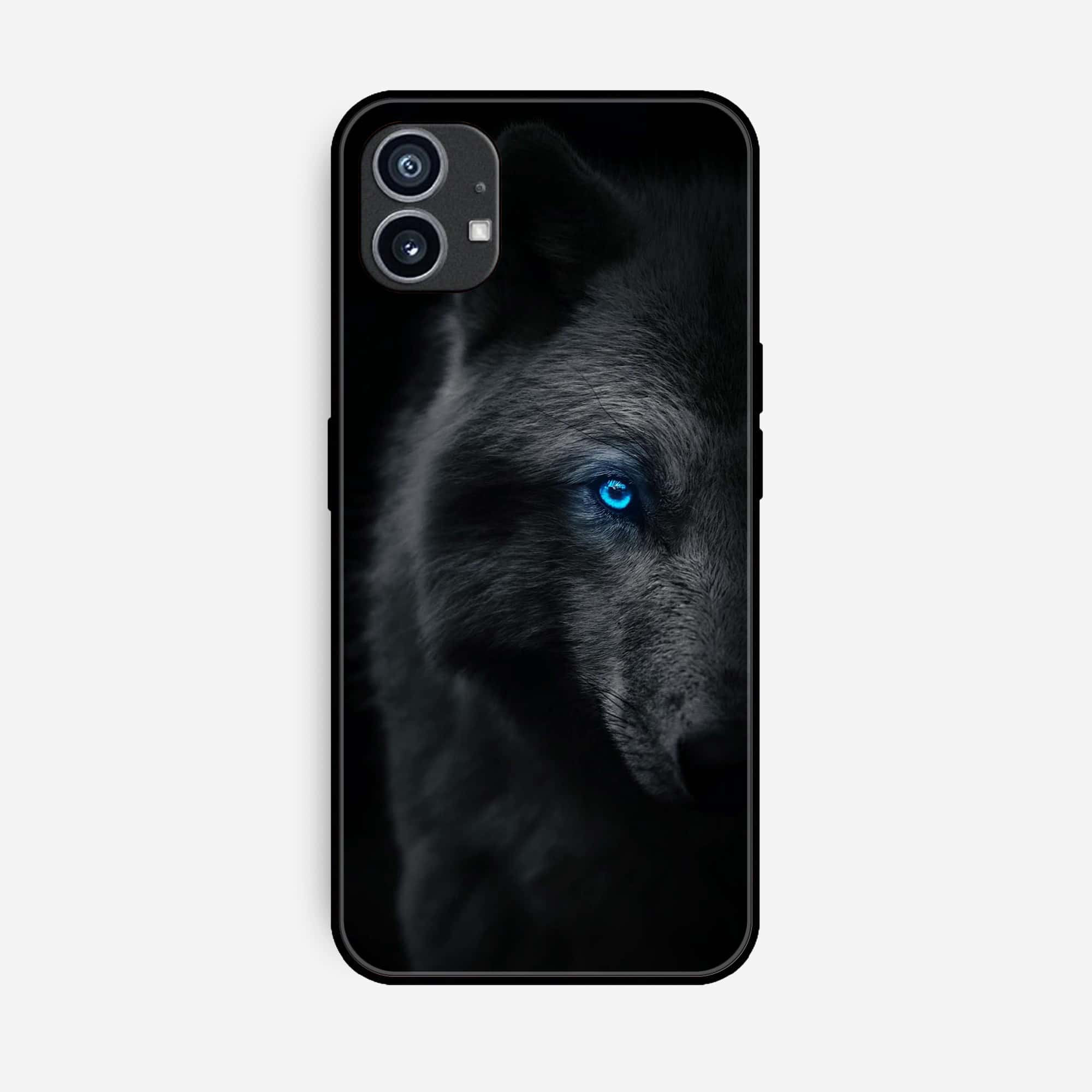 Nothing Phone 1  Wolf Series Premium Printed Glass soft Bumper shock Proof Case