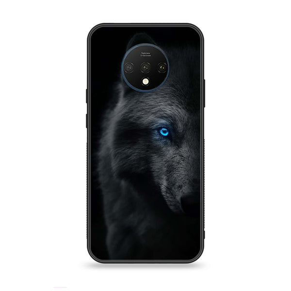 OnePlus 7T - Wolf Design 9 - Premium Printed Glass soft Bumper shock Proof Case CS-9662 CS-9665 CS-10766