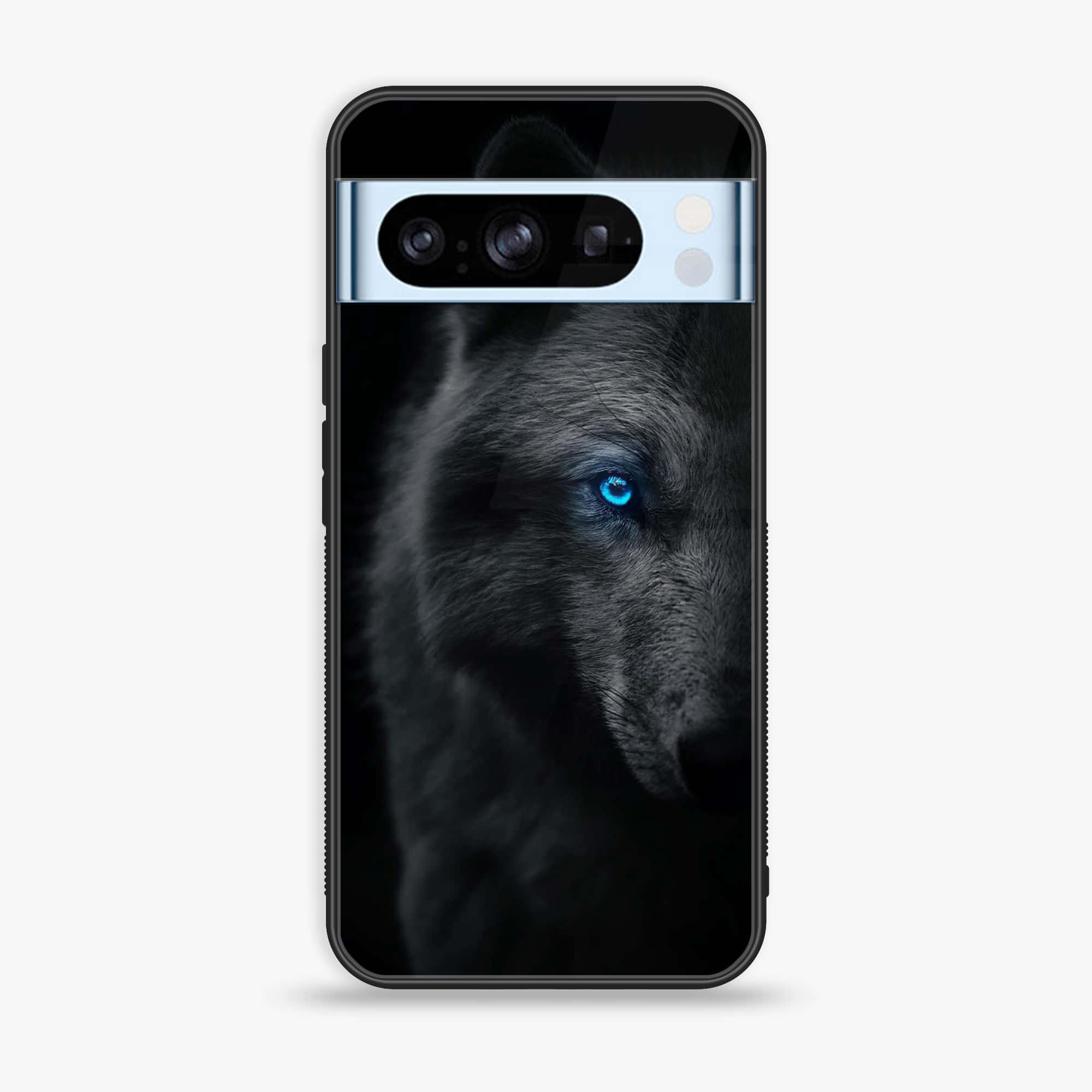 Google Pixel 8 Pro - Wolf Series - Premium Printed Glass soft Bumper shock Proof Case