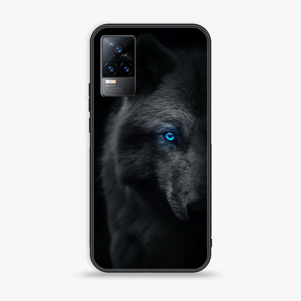 Vivo V21e/Y73 2023 - Wolf Design 9 - Premium Printed Glass soft Bumper shock Proof Case CS-28616