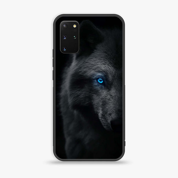Galaxy S20 Plus - Wolf Design 9- Premium Printed Glass soft Bumper shock Proof Case CS-12420 CS-17239