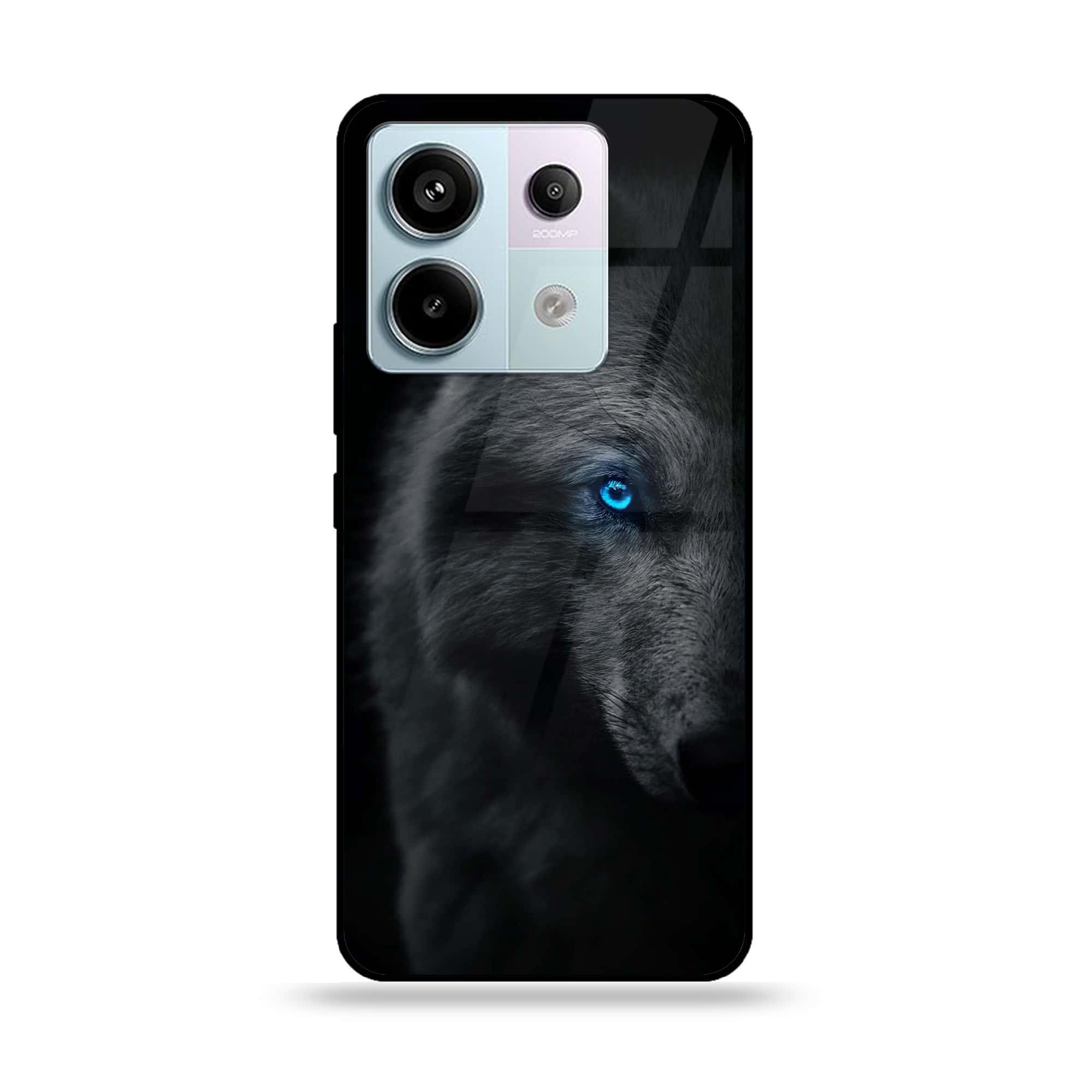 Redmi Note 13 - Wolf Series - Premium Metal Printed soft Bumper shock Proof Case