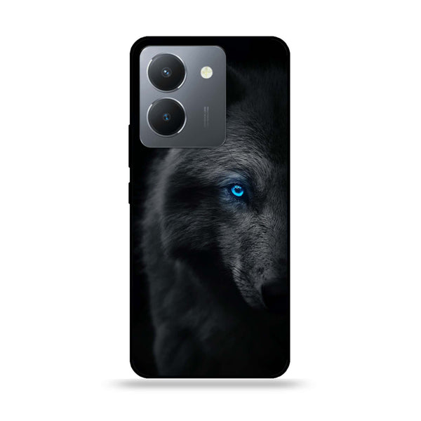 Vivo Y36 - Wolf Design 9 - Premium Printed Glass soft Bumper shock Proof Case  CS-38456