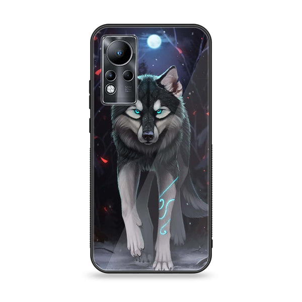 Infinix Note 11 - Wolf Design 8 - Premium Printed Glass soft Bumper shock Proof Case CS-8274 CS-8278