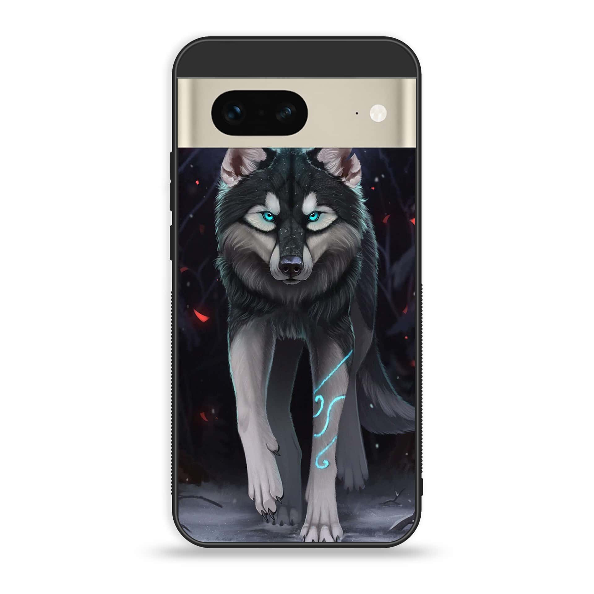 Google Pixel 7a  - Wolf Series - Premium Printed soft Bumper Shock Proof Case