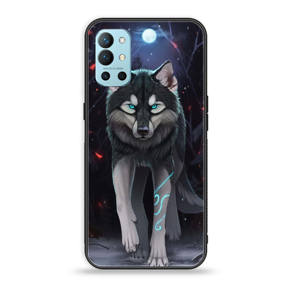 OnePlus 9R/8T - Wolf Design 8 - Premium Printed Glass soft Bumper shock Proof Case CS-9629 CS-11786 CS-16863