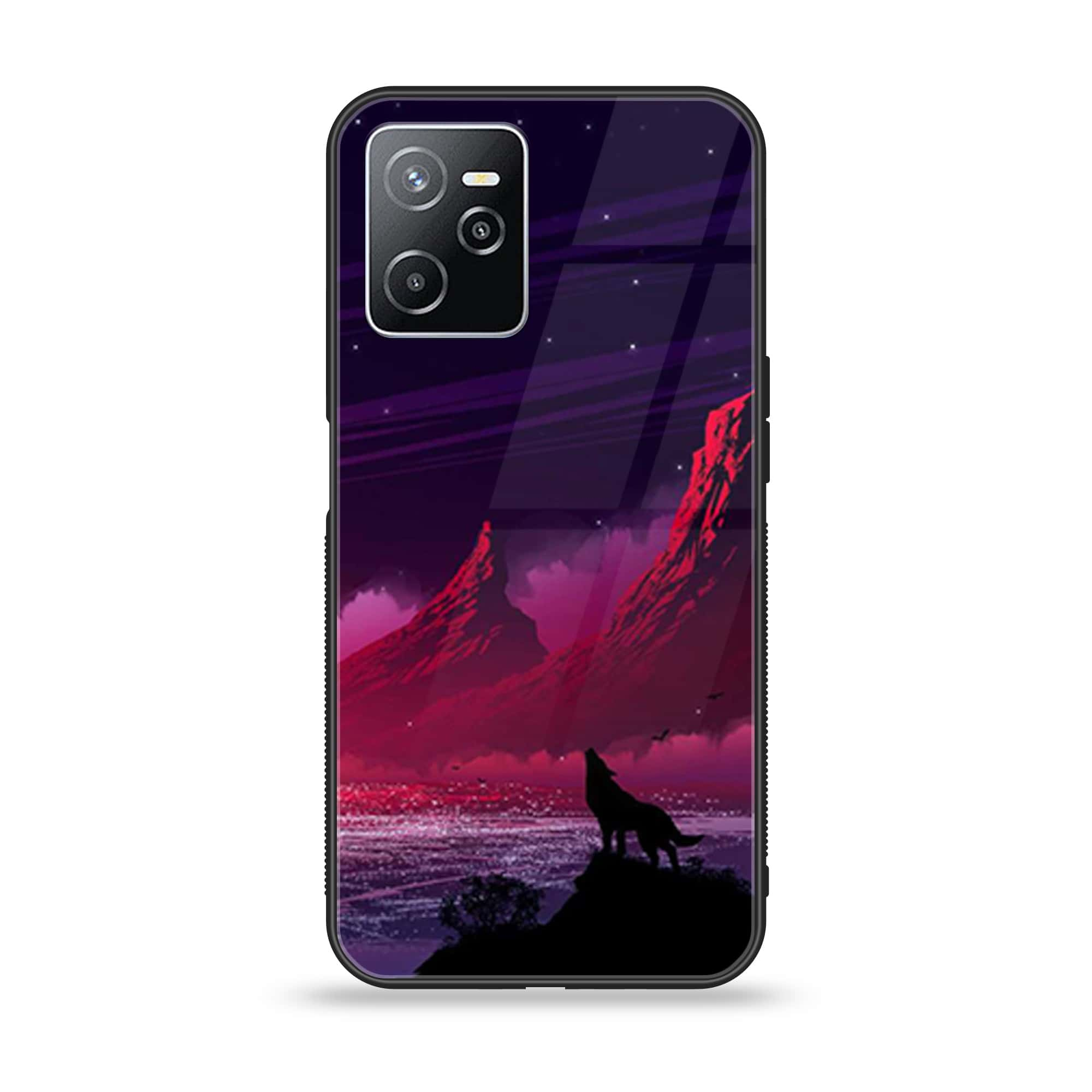 Realme Narzo 50A Prime - Wolf Series - Premium Printed Glass soft Bumper shock Proof Case