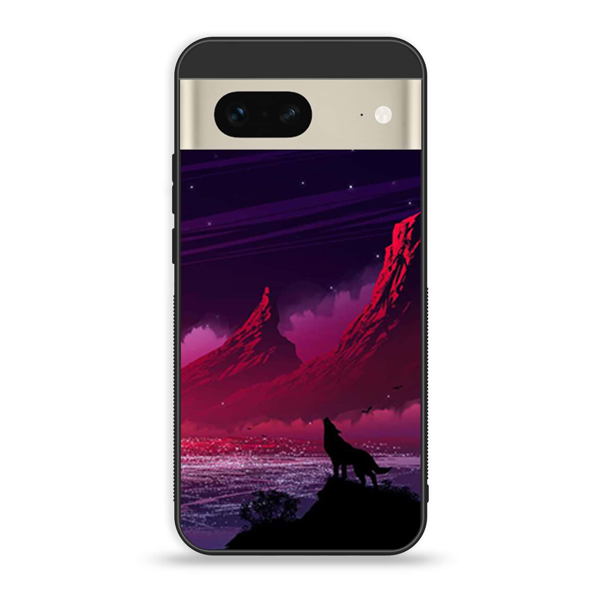 Google Pixel 7a  - Wolf Series - Premium Printed soft Bumper Shock Proof Case
