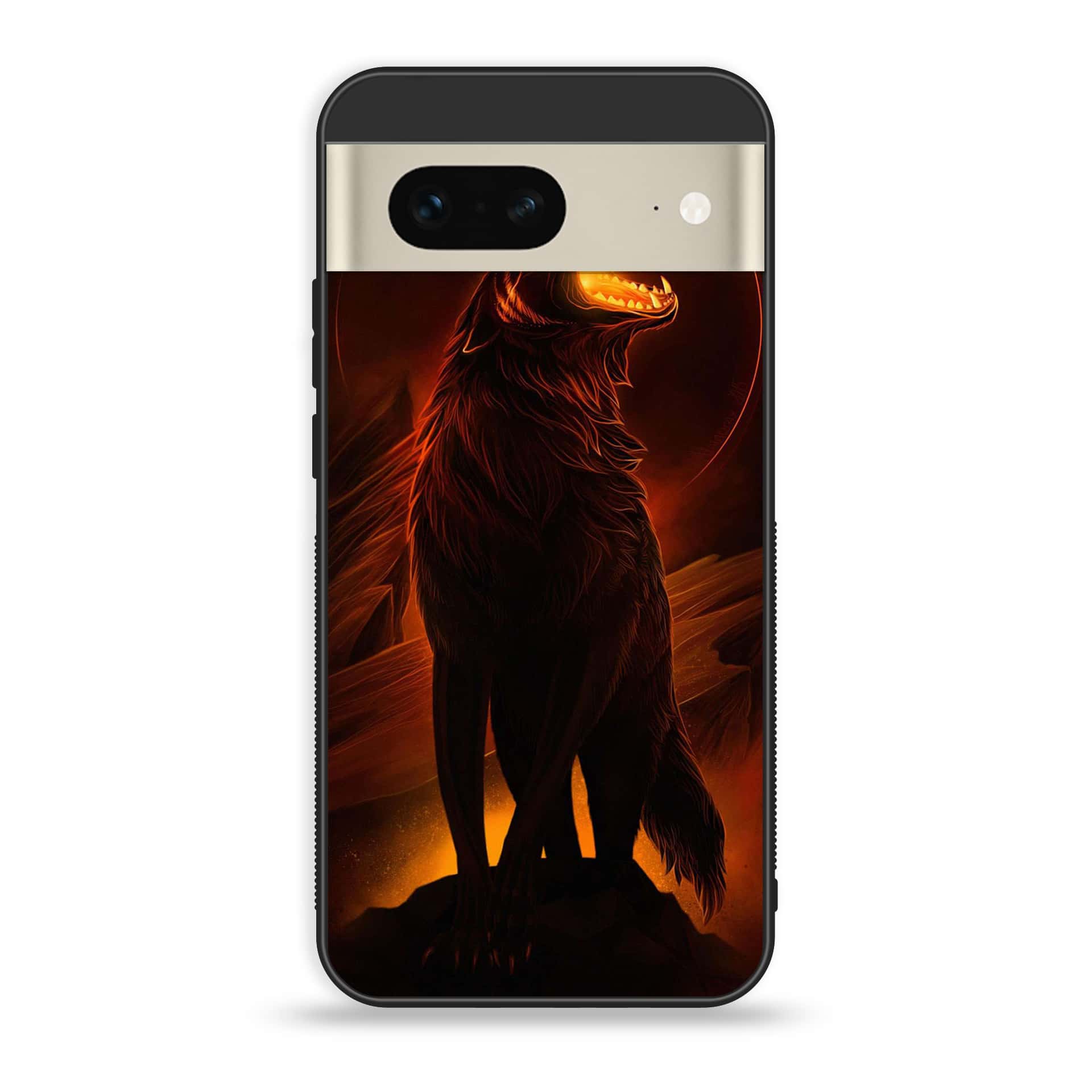 Google Pixel 7a  - Wolf Series - Premium Printed soft Bumper Shock Proof Case