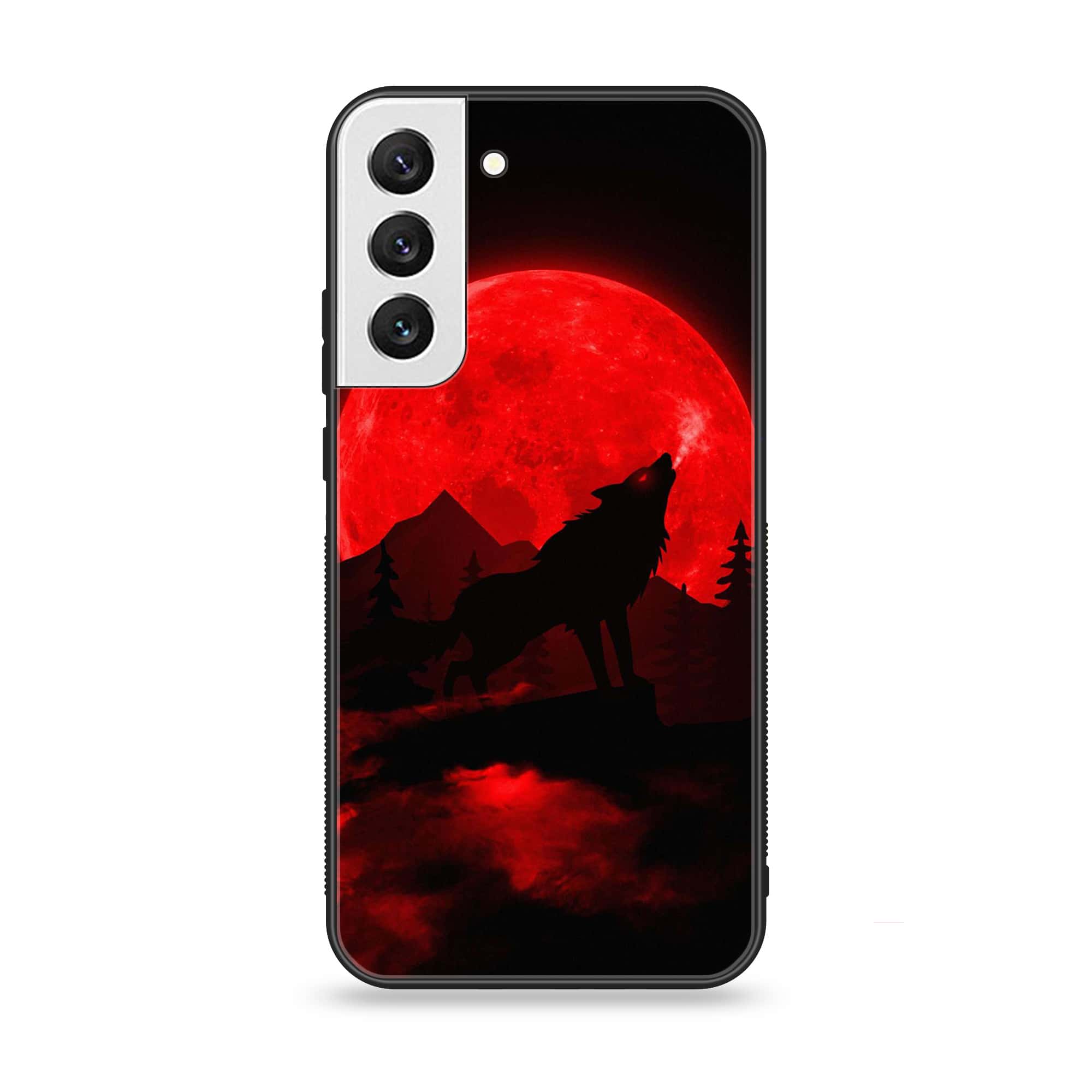Samsung Galaxy S22 Plus - Wolf Series - Premium Metal Printed soft Bumper shock Proof Case