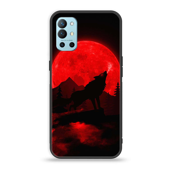 OnePlus 9R/8T - Wolf Design 5- Premium Printed Glass soft Bumper shock Proof Case CS-11391