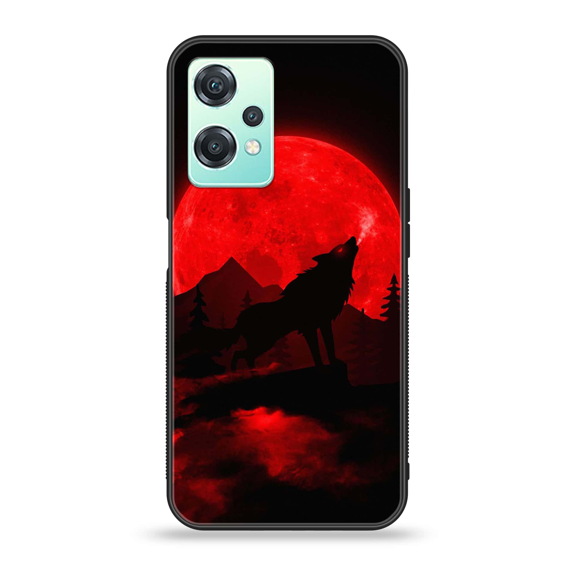 OnePlus Nord CE 2 Lite - Wolf Series - Premium Printed Glass soft Bumper shock Proof Case