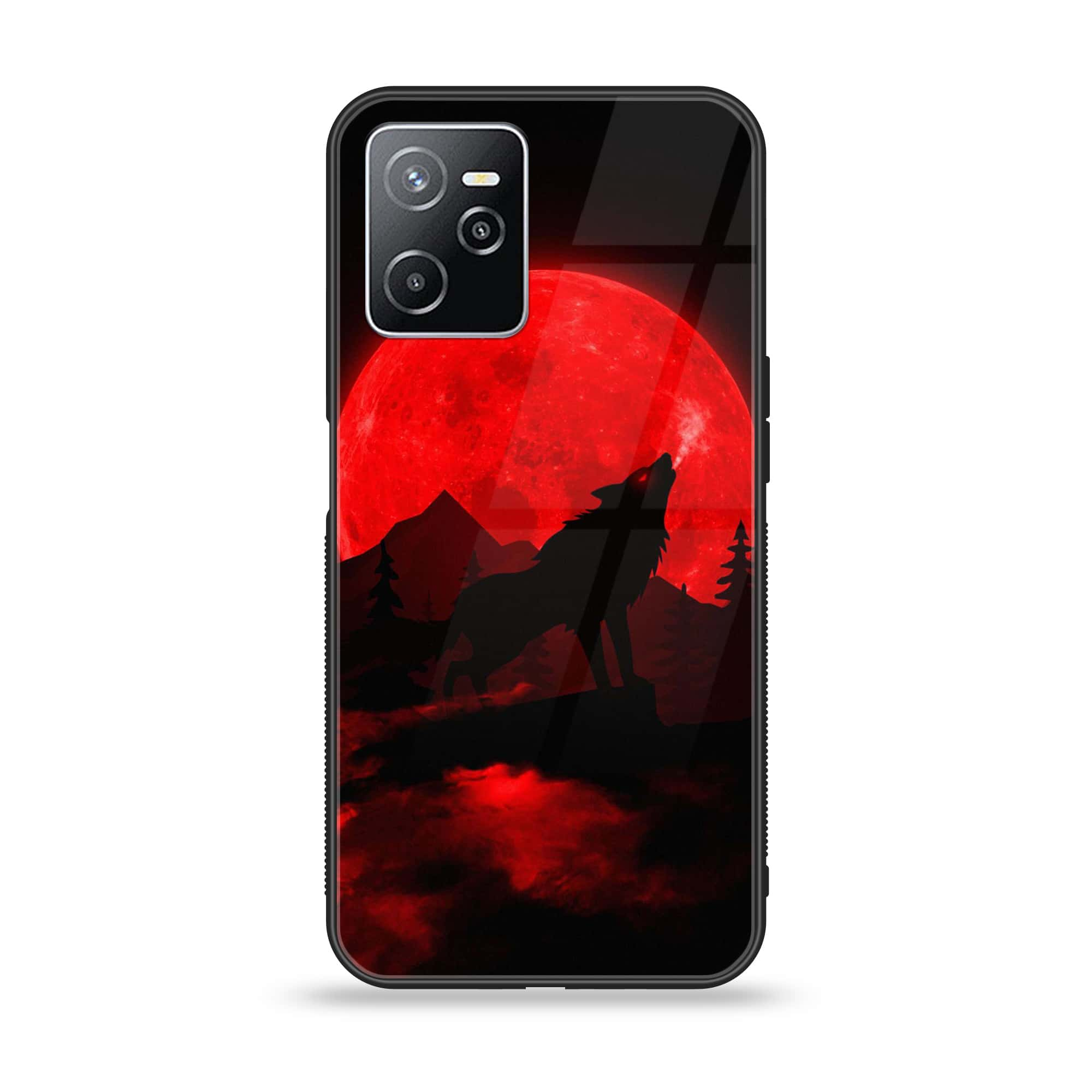 Realme Narzo 50A Prime - Wolf Series - Premium Printed Glass soft Bumper shock Proof Case