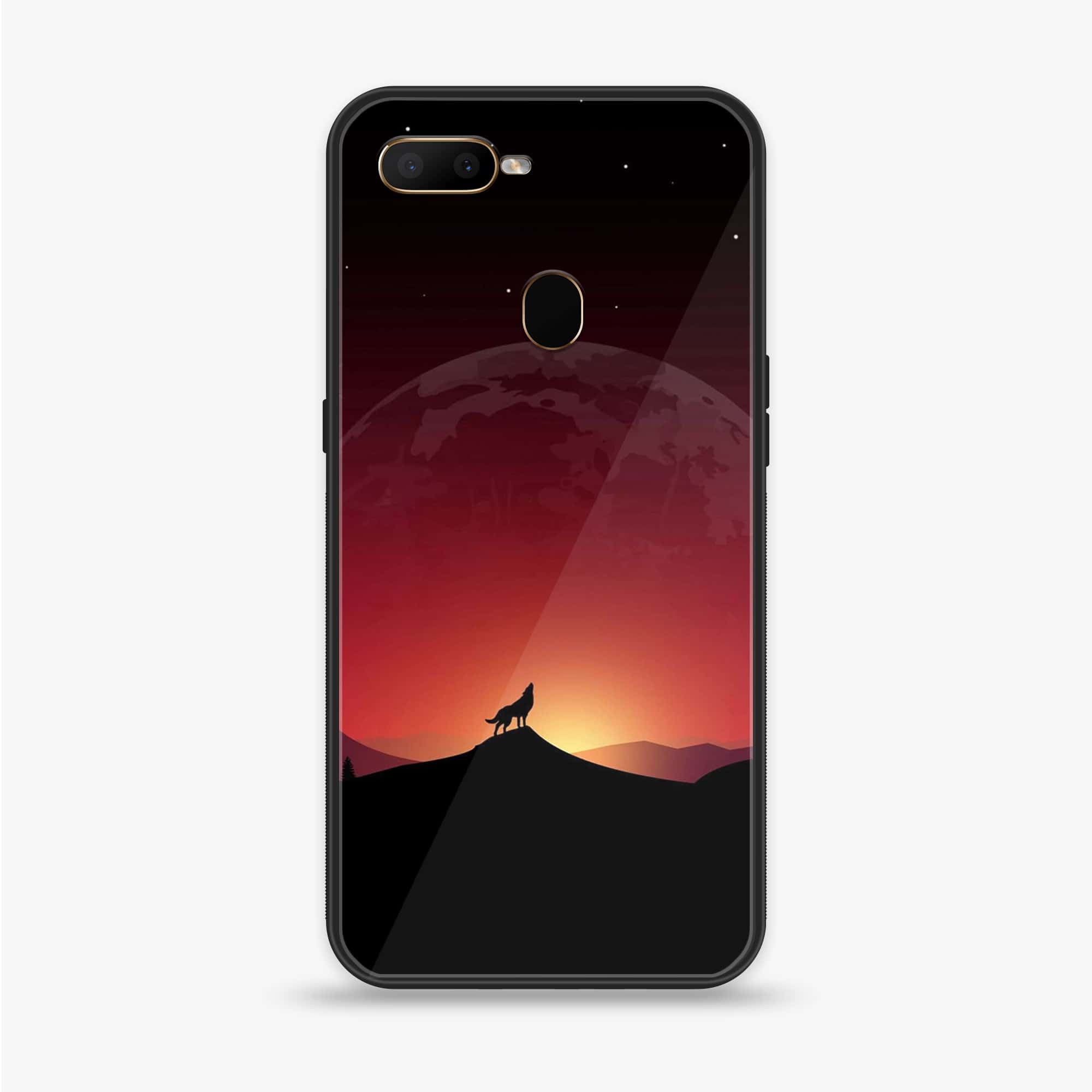 Oppo A12  - Wolf Series - Premium Printed soft Bumper shock Proof Case