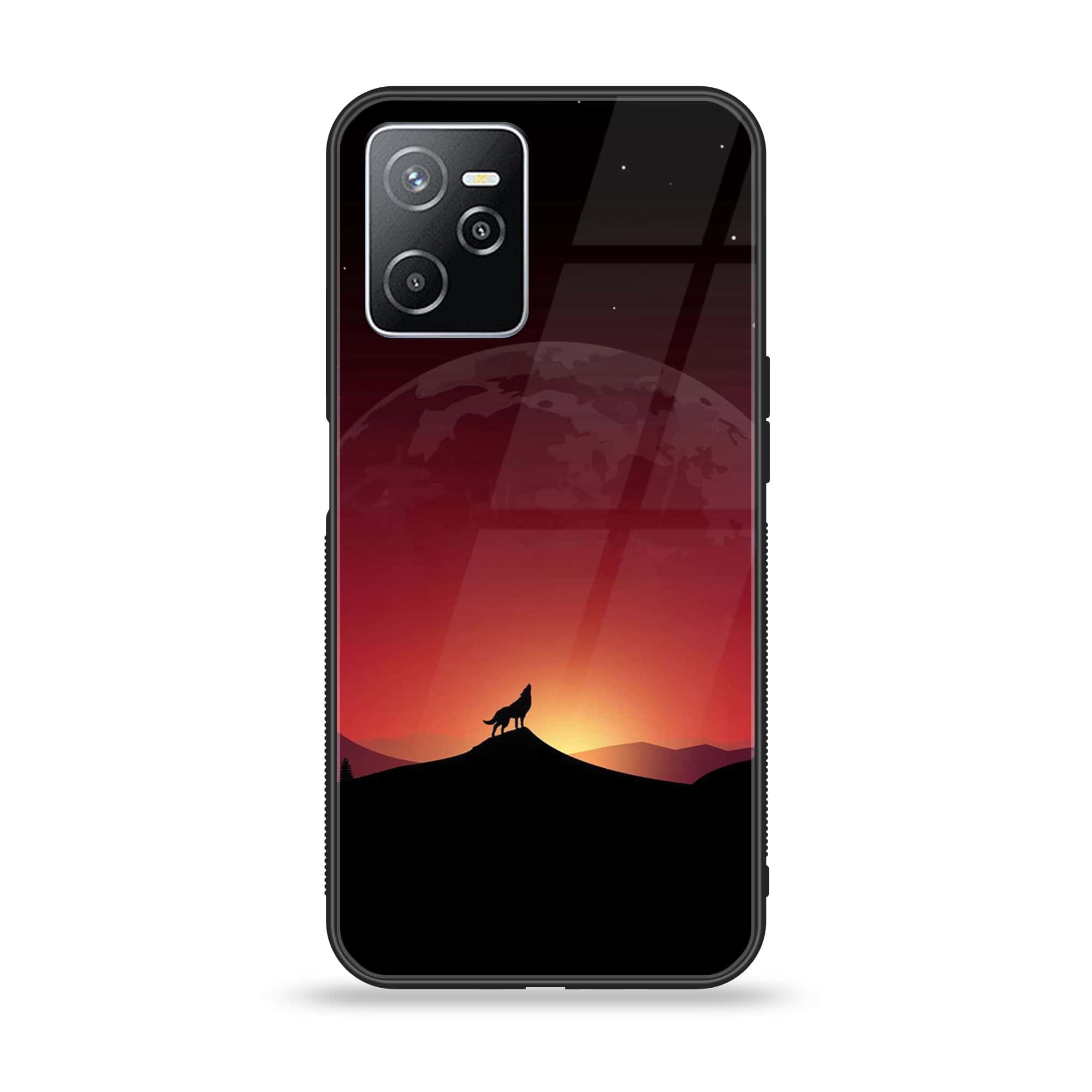 Realme Narzo 50A Prime - Wolf Series - Premium Printed Glass soft Bumper shock Proof Case