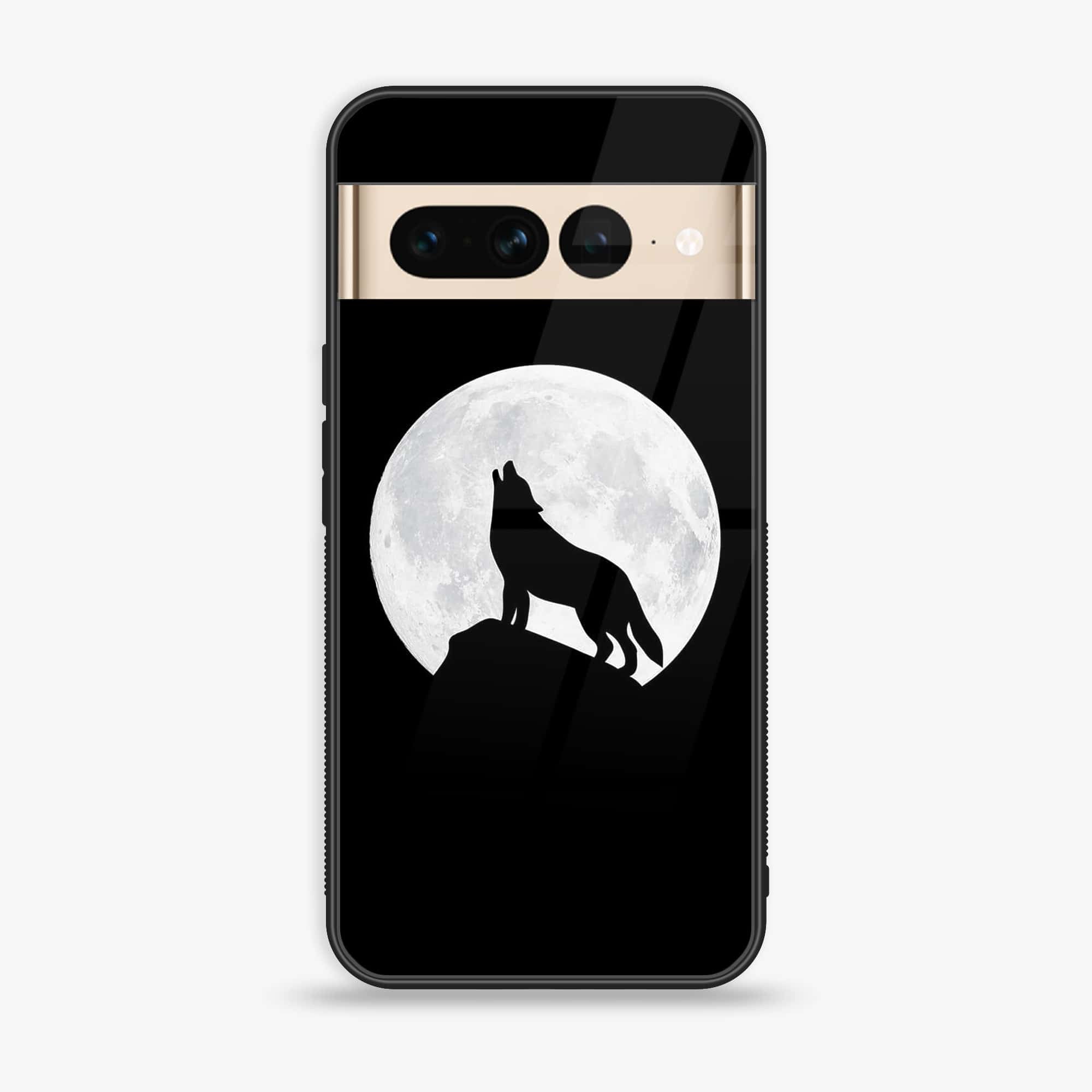 Google Pixel 7 Pro - Wolf Series - Premium Printed Glass soft Bumper shock Proof Case