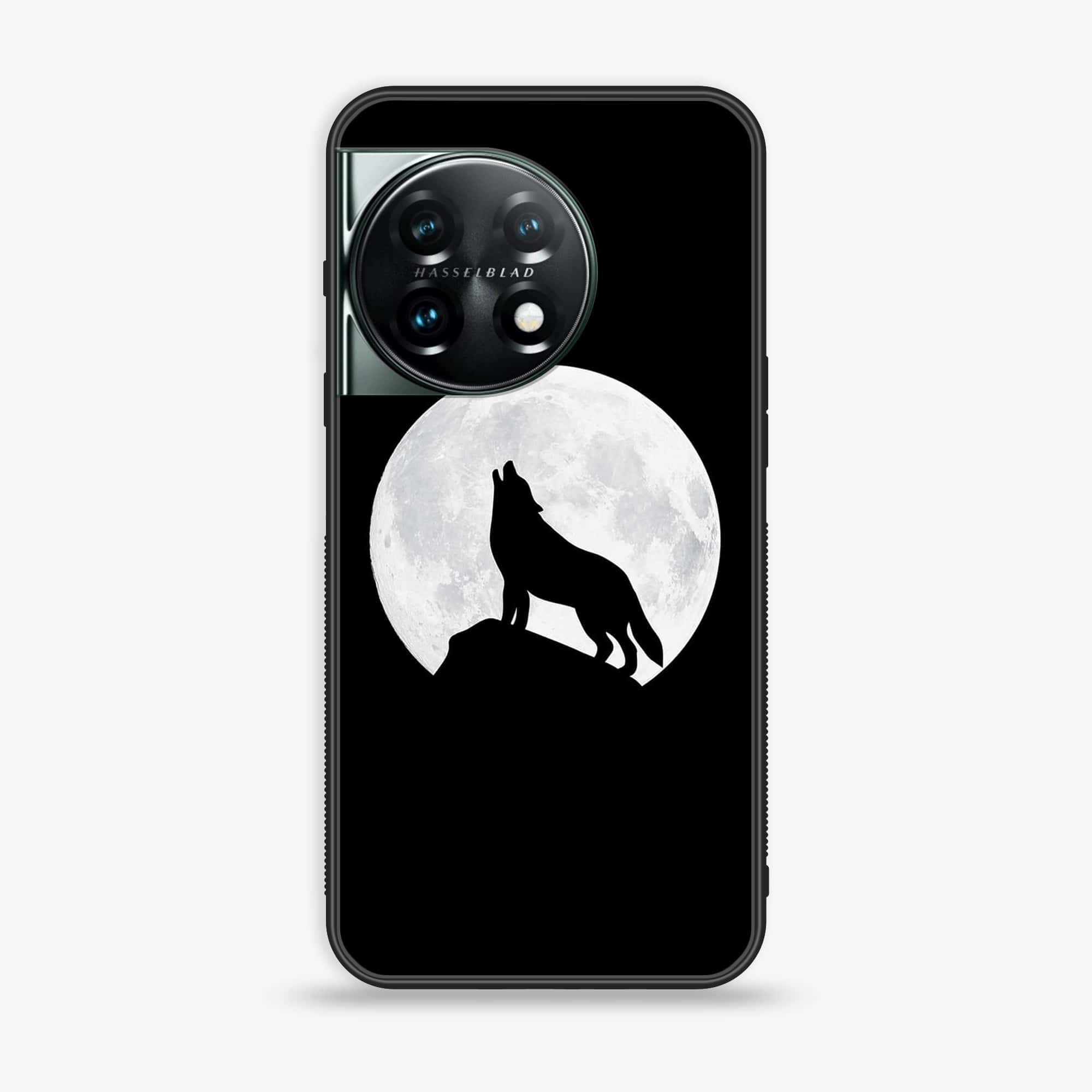 OnePlus 11 5G -Wolf Series- Premium Printed Glass soft Bumper shock Proof Case