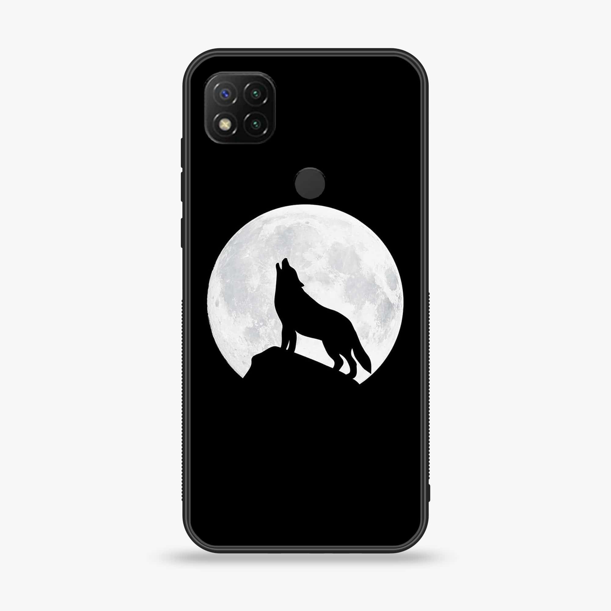 Xiaomi Redmi 9C - Wolf Series - Premium Printed Glass soft Bumper shock Proof Case