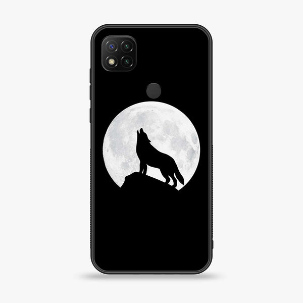 Xiaomi Redmi 9C/10A - Wolf Design 3 - Premium Printed Glass soft Bumper shock Proof Case CS-22916