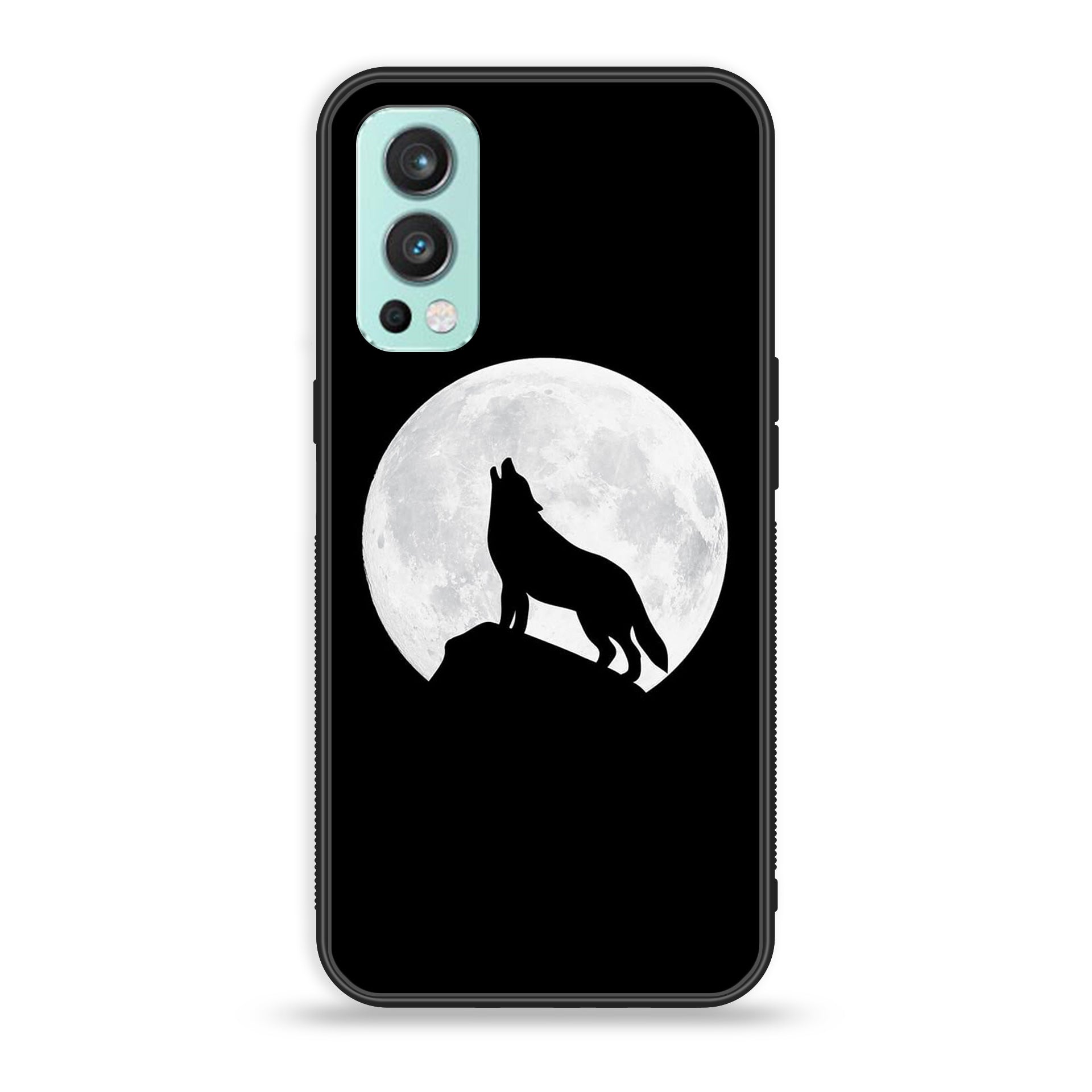 OnePlus Nord 2 5G - Wolf Series - Premium Printed Glass soft Bumper shock Proof Case