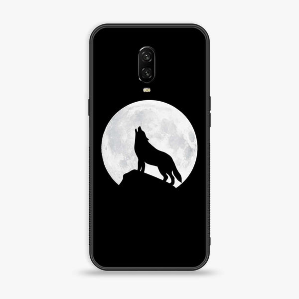 OnePlus 6T - Wolf Design 3 - Premium Printed Glass soft Bumper shock Proof Case CS-15187