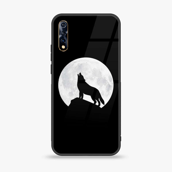 Vivo S1 - Wolf Design 3 - Premium Printed Glass soft Bumper shock Proof Case CS-9025