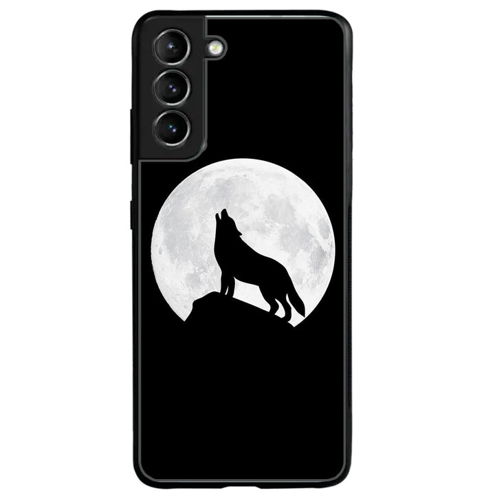 Galaxy S21 Plus - Wolf Design 3 - Premium Metal Printed soft Bumper shock Proof Case CS-7581