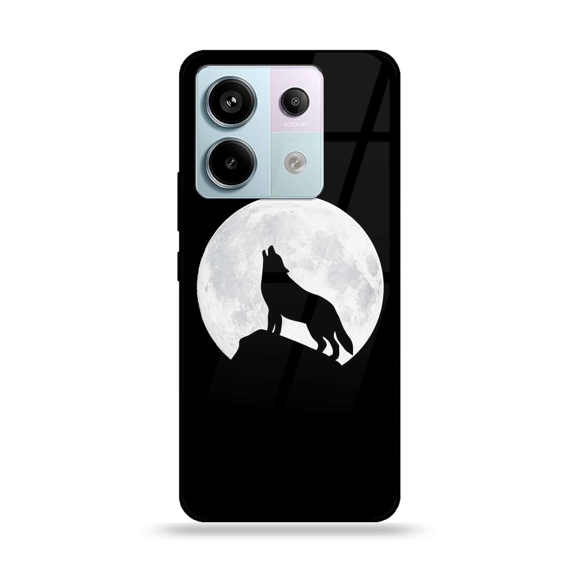 Redmi Note 13 - Wolf Series - Premium Metal Printed soft Bumper shock Proof Case