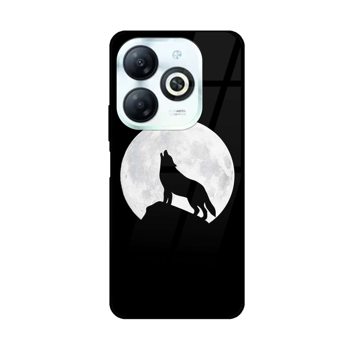 Tecno Spark Go 2024 - Wolf Series - Premium Printed Glass soft Bumper ...