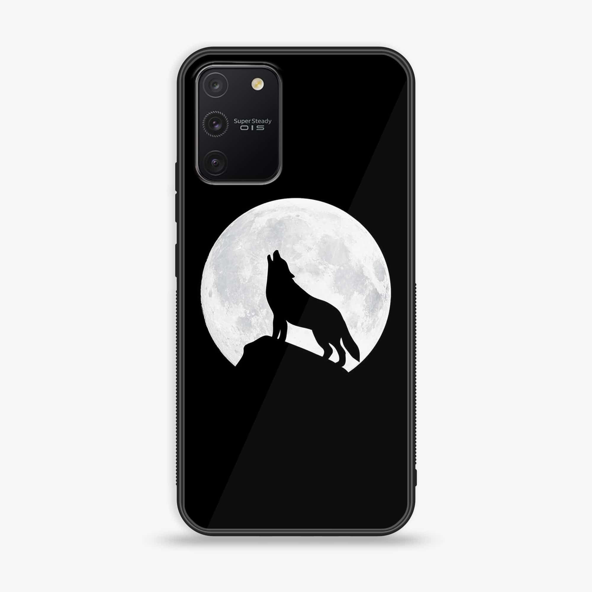 Galaxy S10 Lite - Wolf Series  - Premium Printed Glass soft Bumper shock Proof Case