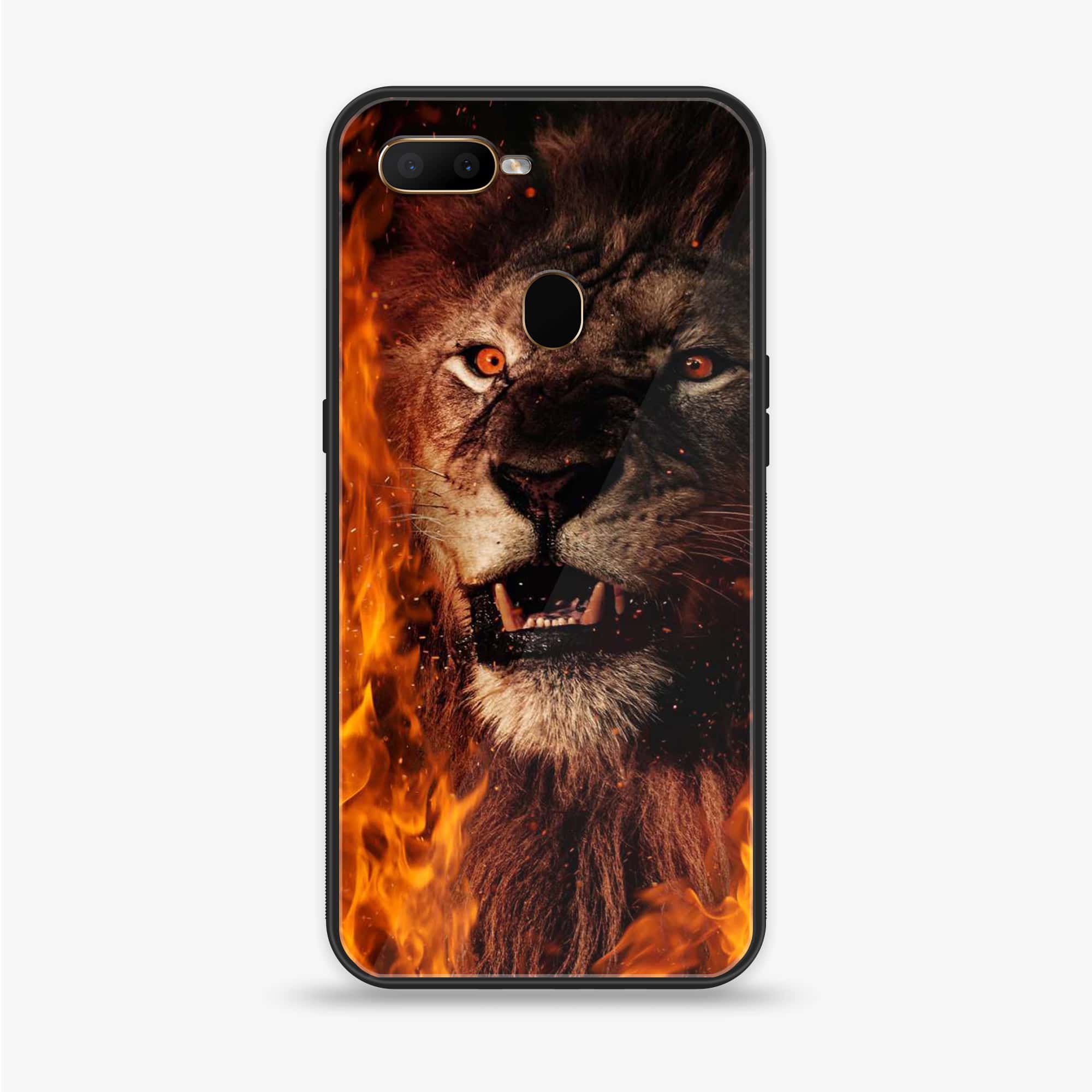 Oppo A12  - Tiger Series - Premium Printed soft Bumper shock Proof Case