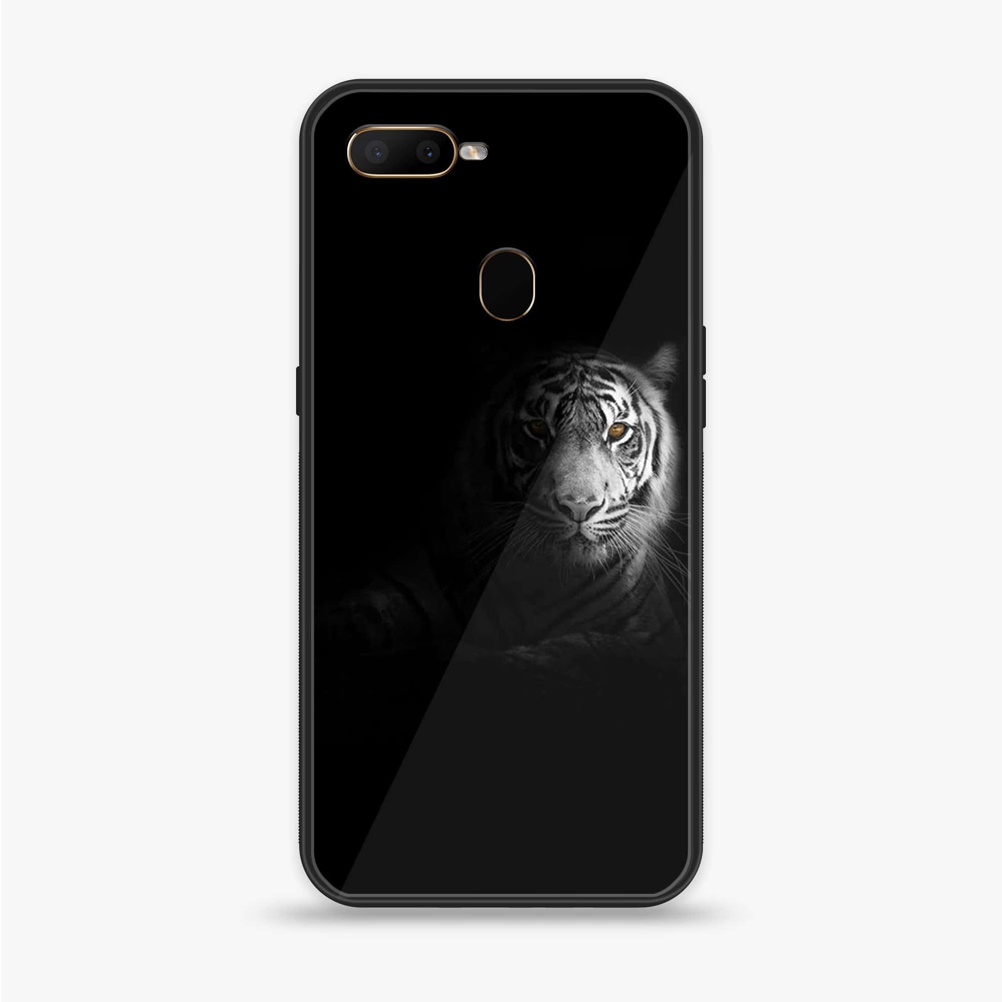 Oppo A12  - Tiger Series - Premium Printed soft Bumper shock Proof Case