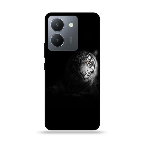 Vivo Y36 4G / Y36 5G / Y78 5G / Y78 Plus 5G / Y27 5G / Y27s / V29 Lite - Tiger Art Design 10 - Premium Printed Glass soft Bumper shock Proof Case CS-28484