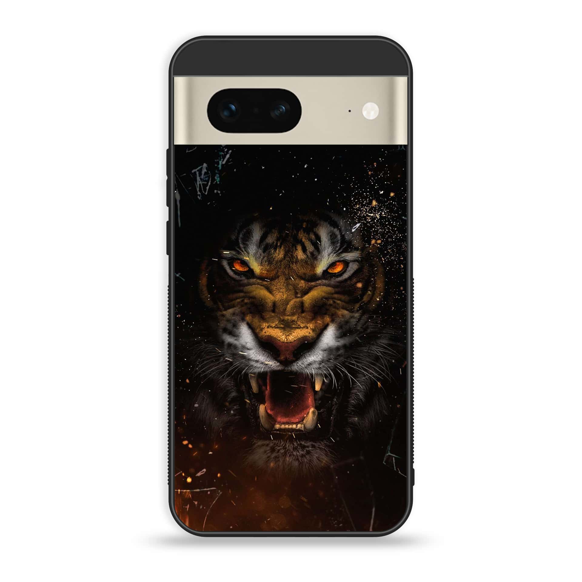 Google Pixel 7a  - Tiger Series - Premium Printed soft Bumper Shock Proof Case