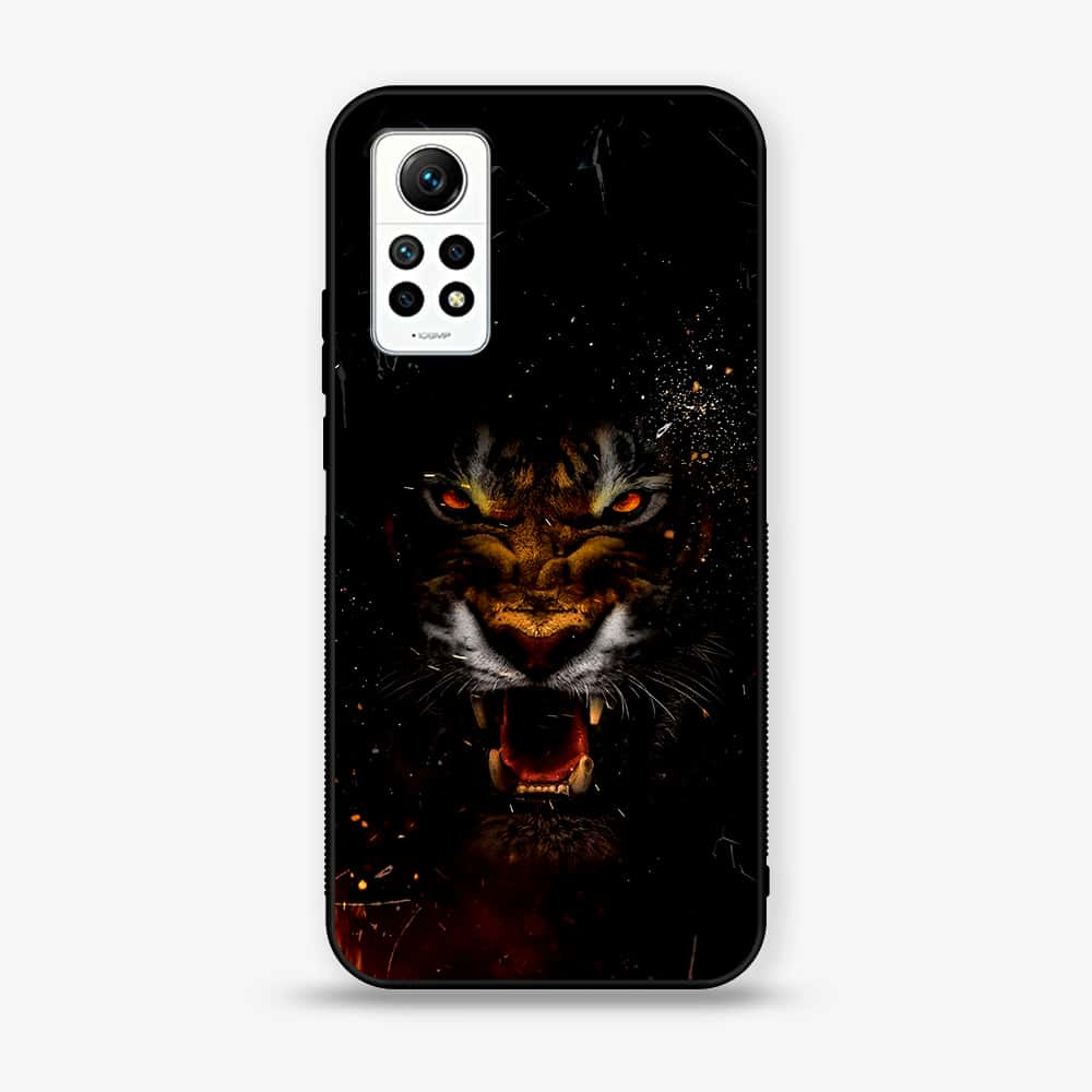 Xiaomi Redmi Note 12 Pro - Tiger Series - Premium Printed Glass soft Bumper shock Proof Case