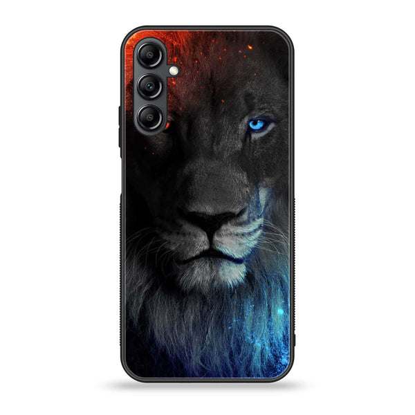 Samsung Galaxy A14 - Tiger Art Design 4 - Premium Printed Glass soft Bumper shock Proof Case CS-17075