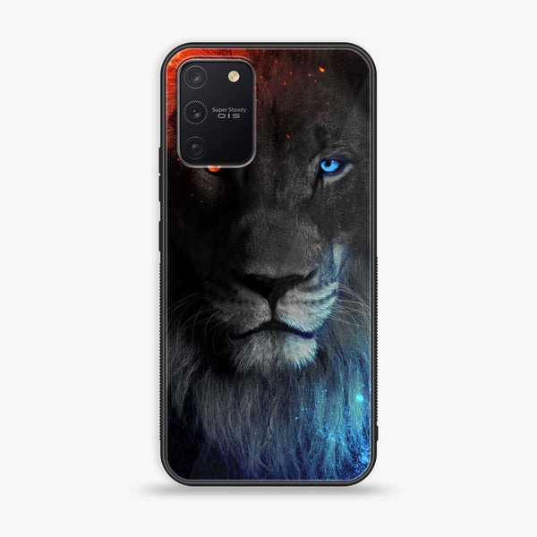 Galaxy S10 Lite - Tiger Design 4   - Premium Printed Glass soft Bumper shock Proof Case  CS-36493