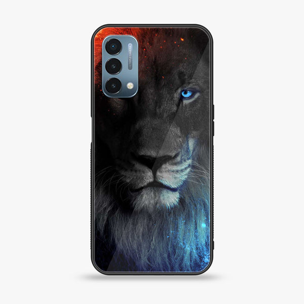 OnePlus Nord N200 5G - Tiger Design 4 - Premium Metal Printed soft Bumper Shock Proof Case CS-16814