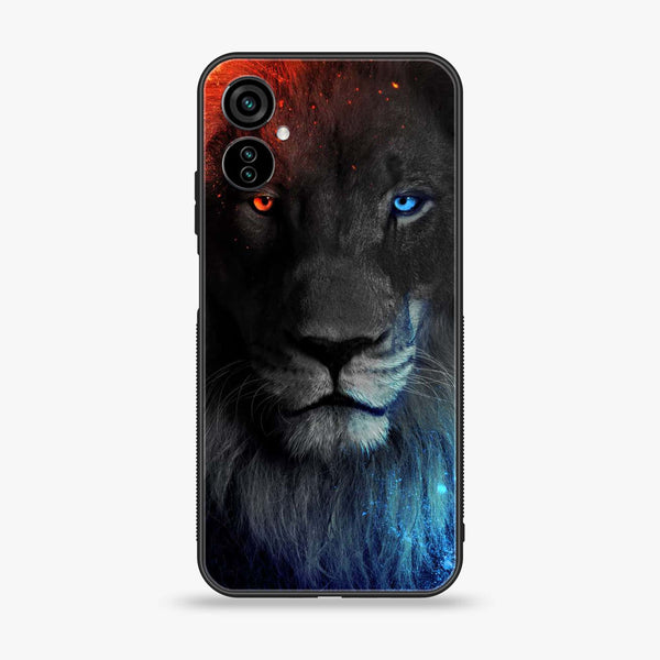 Tecno Camon 19 Neo Tiger Art Series  Design 4 Premium Printed Glass soft Bumper shock Proof Case  CS-19372