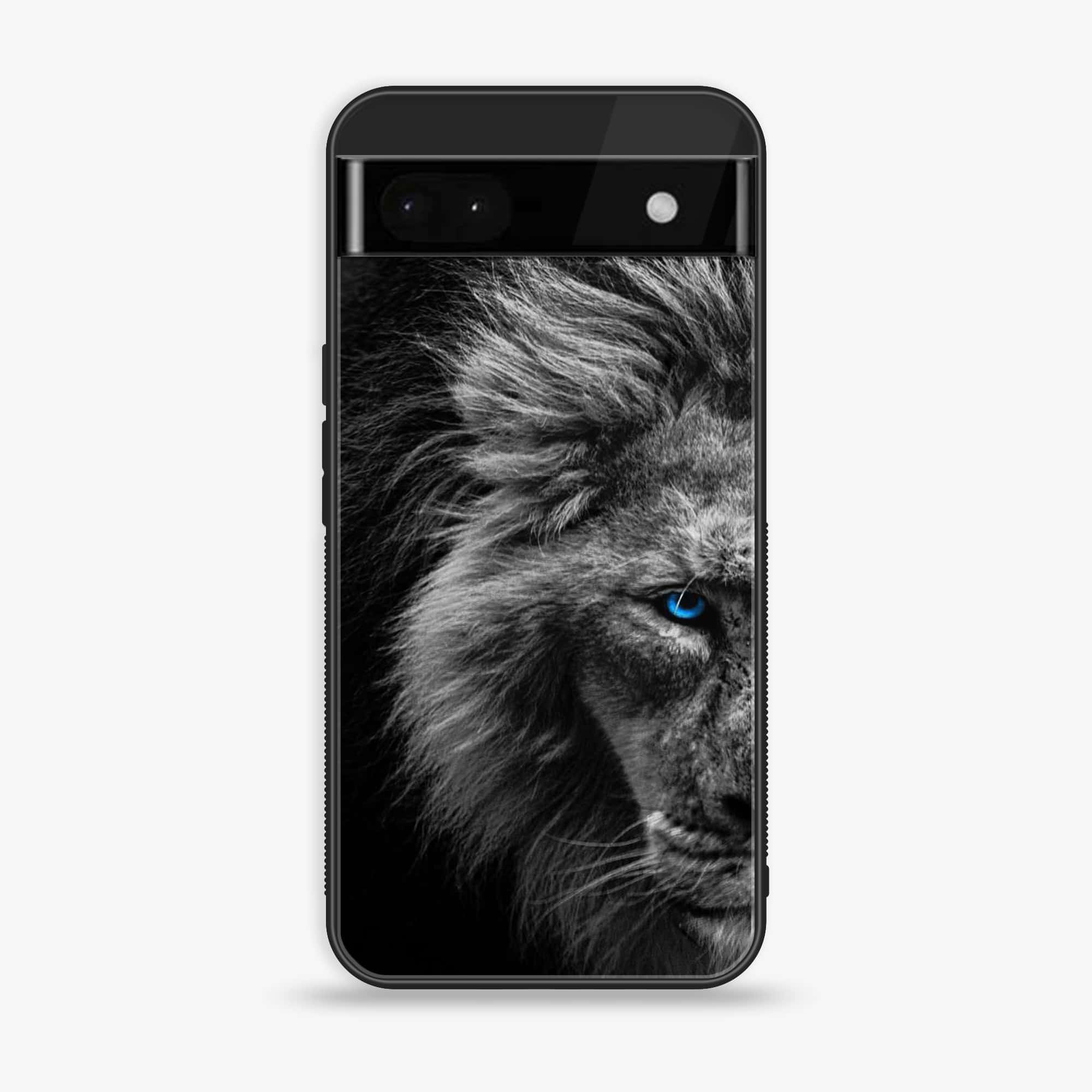 Google Pixel 6A - Tiger Series - Premium Printed Glass soft Bumper shock Proof Case