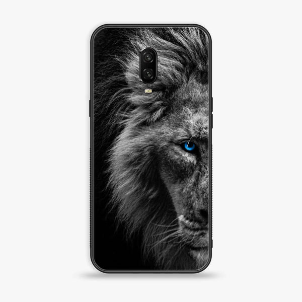 OnePlus 6T - Tiger Design 8- Premium Printed Glass soft Bumper shock Proof Case CS-12571