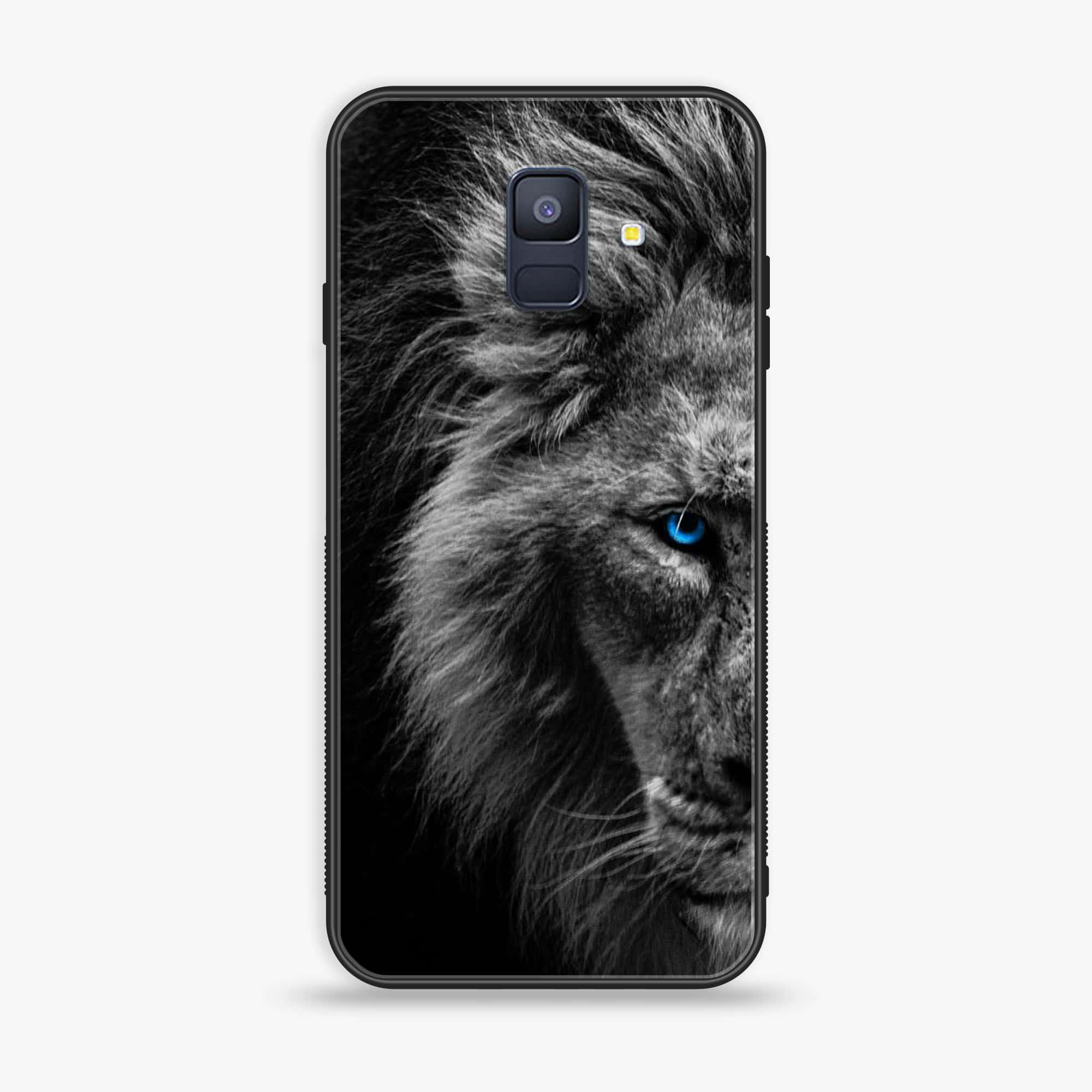 Samsung Galaxy A6 (2018) - Tiger Series - Premium Printed Glass soft Bumper shock Proof Case