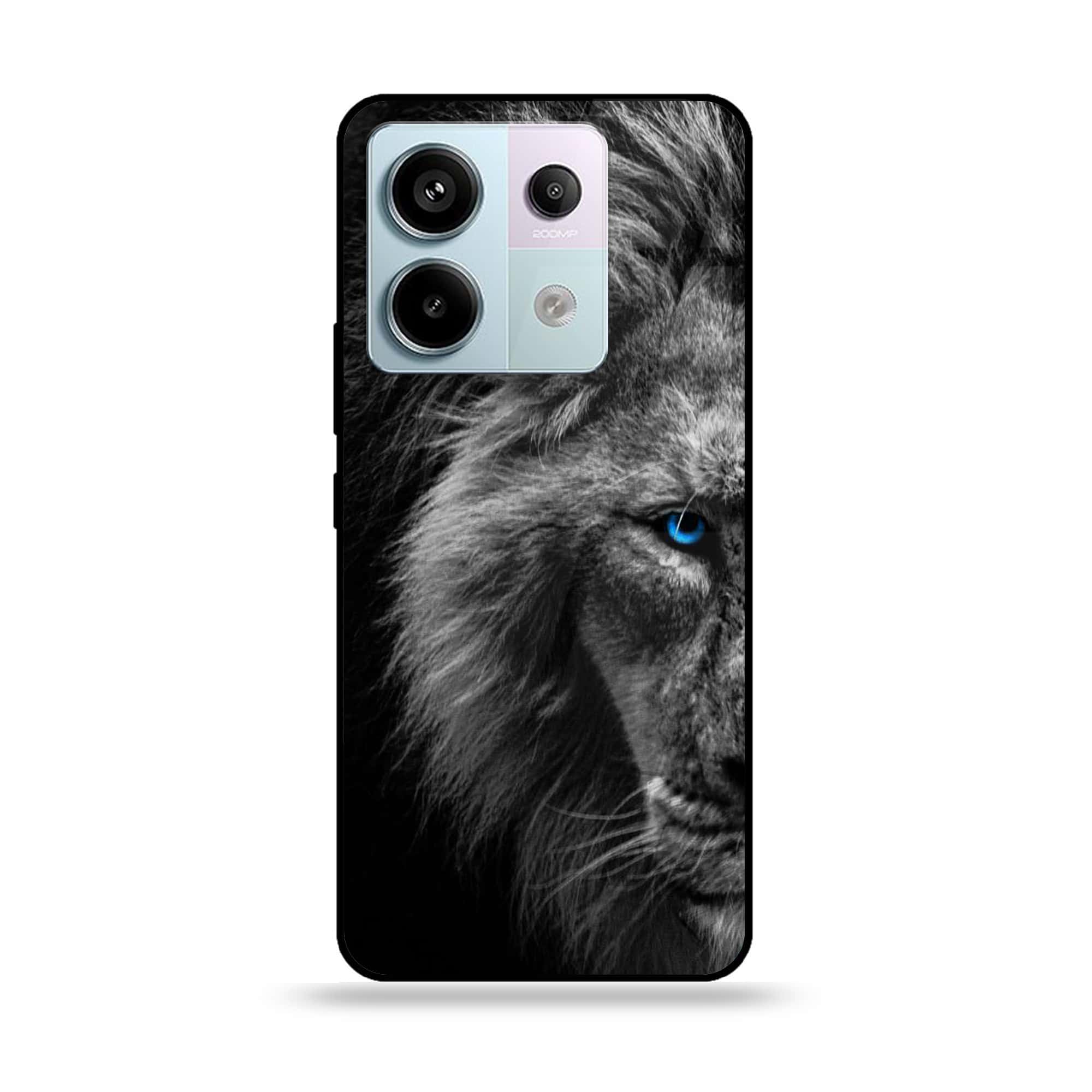 Redmi Note 13 - Tiger Series - Premium Metal Printed soft Bumper shock Proof Case
