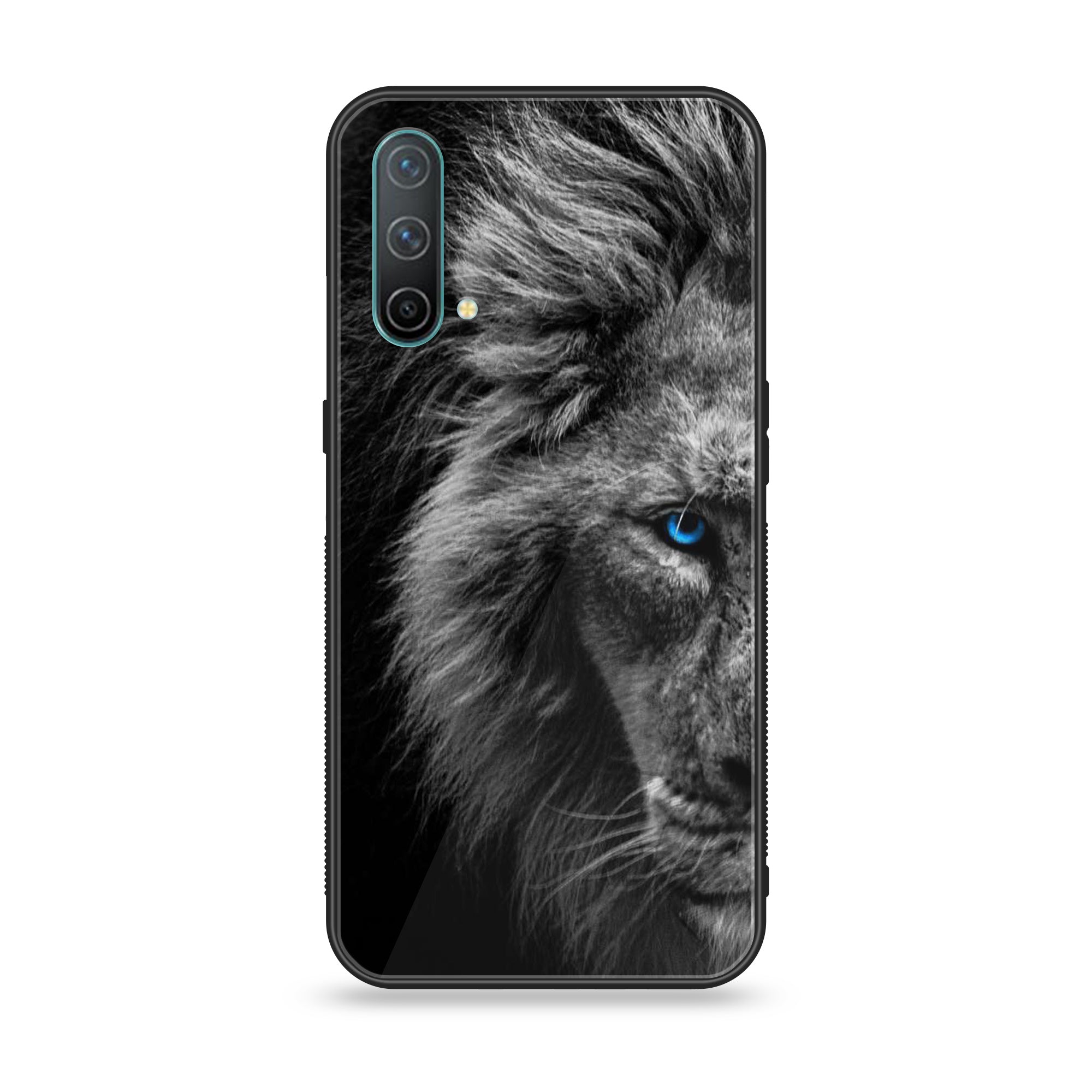OnePlus Nord CE 5G - Tiger Series - Premium Printed Glass soft Bumper shock Proof Case