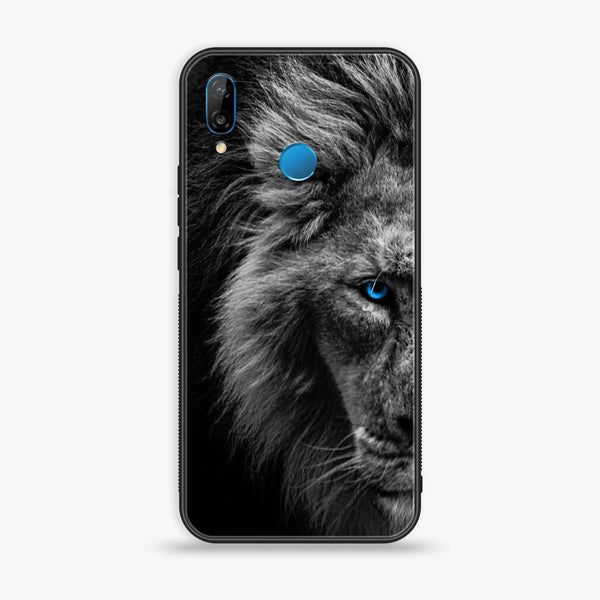 Huawei P20 lite - Tiger Design 8- Premium Printed Glass soft Bumper shock Proof Case CS-11060 CS-11116