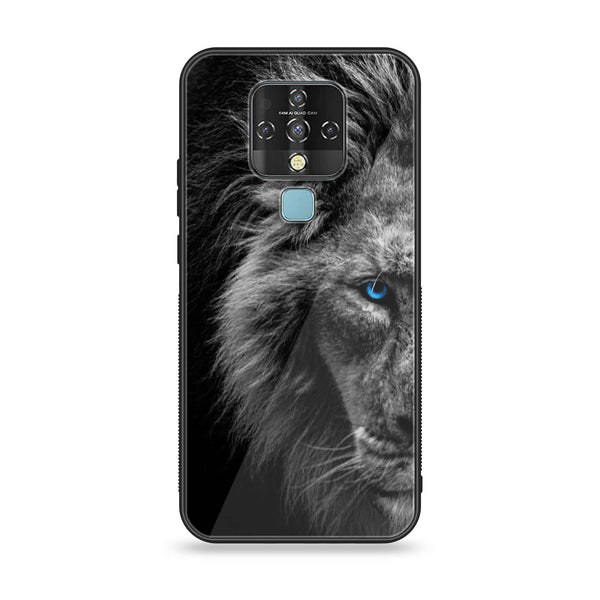 Tecno Camon 16 - Tiger Design 8 - Premium Printed Glass soft Bumper shock Proof Case CS-19694