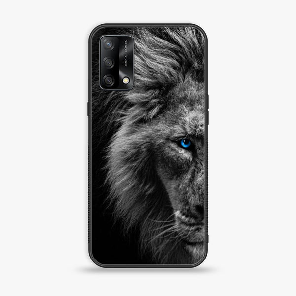 Oppo F19s - Tiger Art Series - Premium Metal Printed soft Bumper shock Proof Case