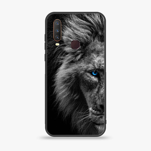 Vivo Y15 - Tiger Design 8- Premium Printed Glass soft Bumper shock Proof Case CS-45801