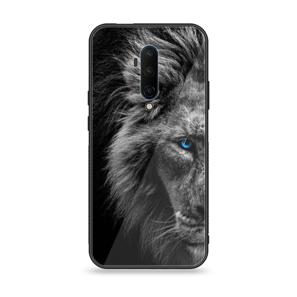 OnePlus 7T Pro - Tiger Design 8 - Premium Printed Glass soft Bumper shock Proof Case CS-20105