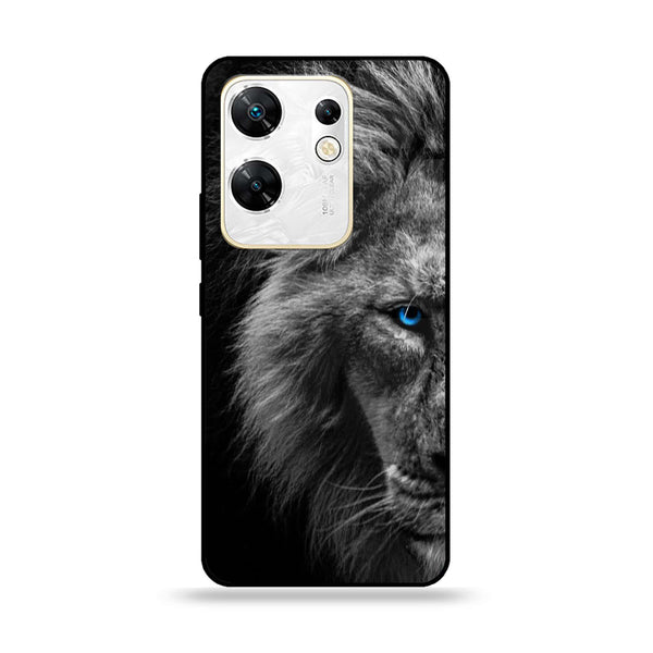 Infinix Zero 30 4G - Tiger Design 8- Premium Printed Glass soft Bumper shock Proof Case CS-11655 CS-11669